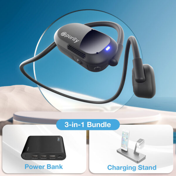 New Year Value Pack: Purity Bluetooth 5.3 Open Ear & All-in-One Charging Stand & Superpak i6 15000mAh Powerbank