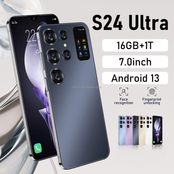 Best selling 5G smartphone S24 Ultra unlocked android 13 telephone cell smartphones 7.3 inch 16G1TB - Image 2