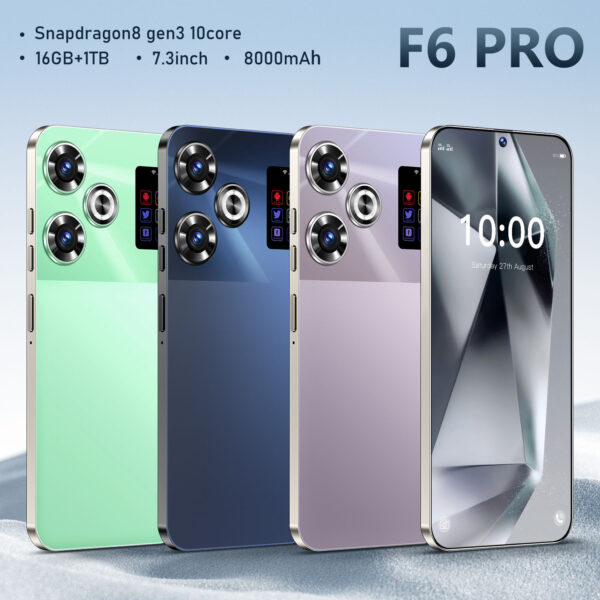 5G Smartphone 6800 mAh f6 high quality original 7.3 Inch Pova 6 pro 16GB+1TB Android 14.0 telephone - Image 6