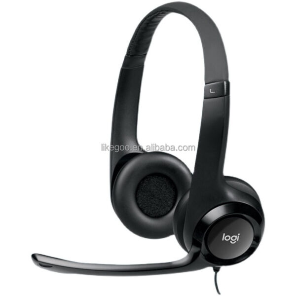 Original Logitech H390 Wired Computer Headset With Noise Reduction Foldable MicWith Volume/Mute Control Earphone USB-A