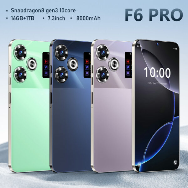 5G Smartphone 6800 mAh f6 high quality original 7.3 Inch Pova 6 pro 16GB+1TB Android 14.0 telephone - Image 2