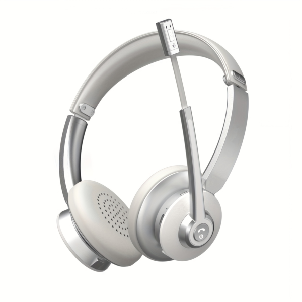 Wireless Call Center Headset Noise Cancelling With Microphone