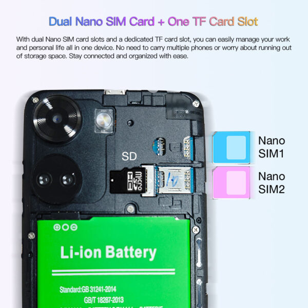 C20PRO korean mobile phone telephone with sim card battery cellphone 5g smartphone - Image 5