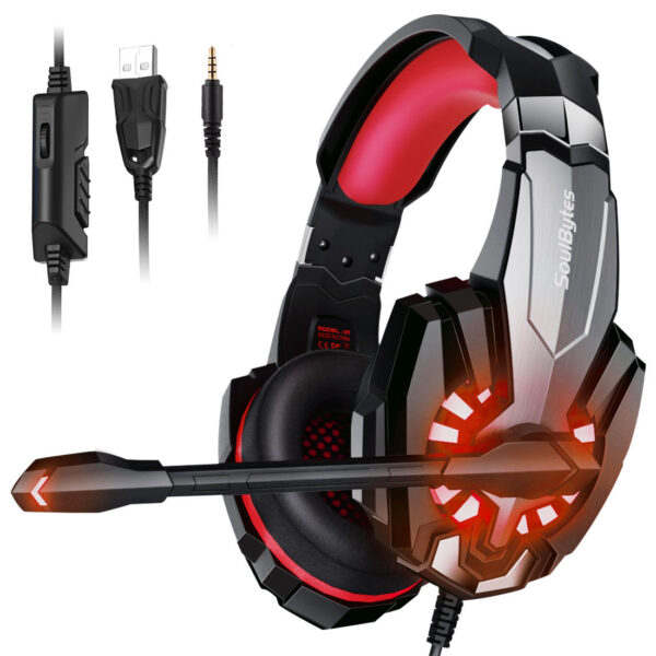 Gaming Headset Headphones 50mm Large Driver Gaming For Box Phone Gaming S9 S11 S12 S19 S20 rjb