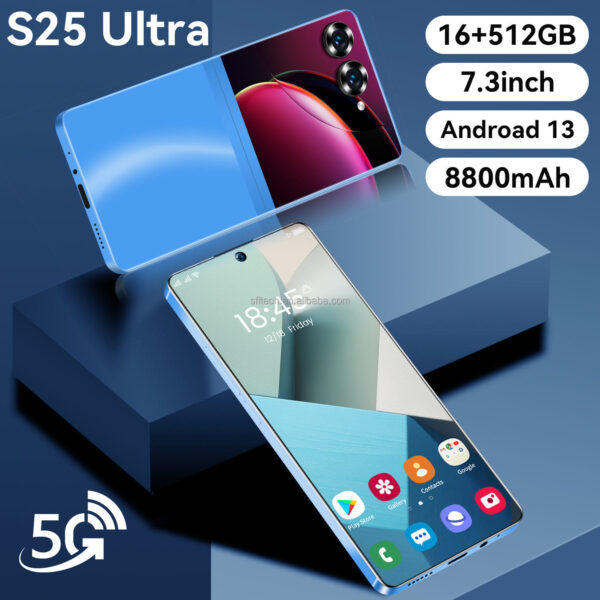 2024 New S25 ultra Smartphones 16GB512B Android 14 Screen 6.8inch 4G5G cellphones