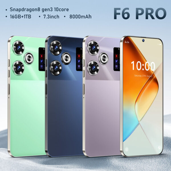 5G Smartphone 6800 mAh f6 high quality original 7.3 Inch Pova 6 pro 16GB+1TB Android 14.0 telephone - Image 5