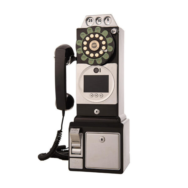 Antique Style Corded Telephones Audio & Video Guest Book Recorder For Weddings - Image 2