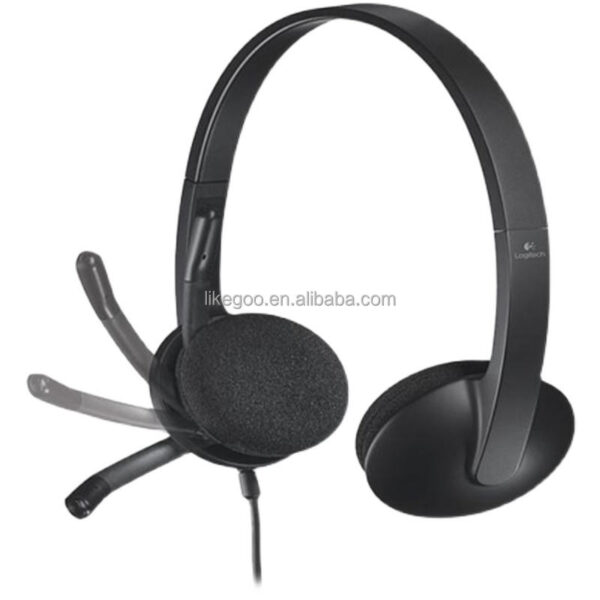 Original Logi H340 Computer Office Education Training USB Interface Microphone Wired Headset