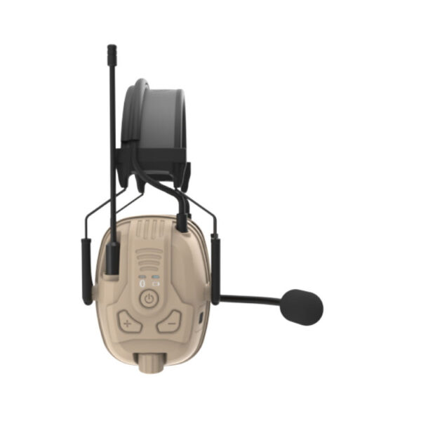 RONGXIANG CE NRR25dB Full Duplex EN352 ANSI S3.19 Noise Reduction Type-C BT5.0 Earmuffs Hearing Protection Airline FDM-10