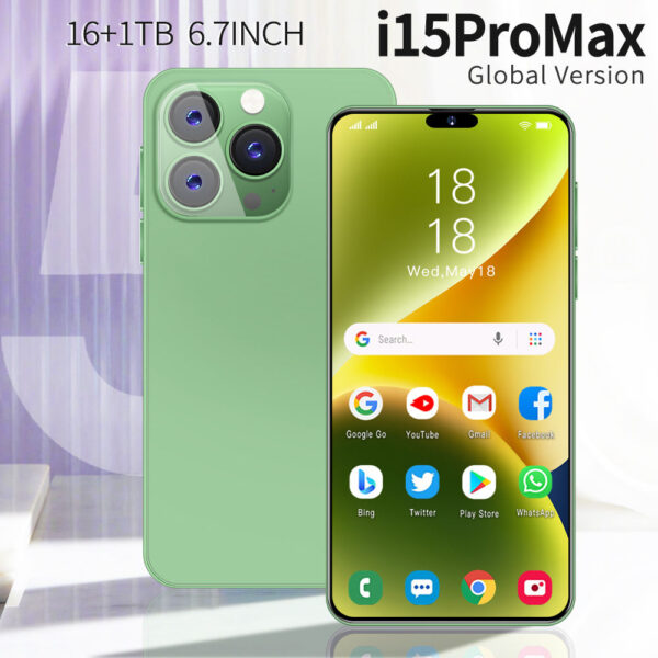 2022 I15 15 Pro Max 512GB Mobile Phone 5G Smartphone 7.3 Inch Large Memory Smartphone Dual Card Simple - Image 6