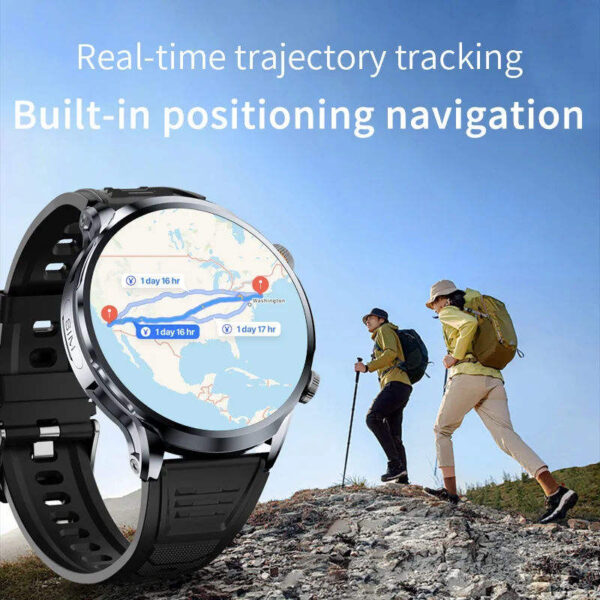 4G NET NEW H18 Global Android Smartwatch Men Dual HD Camera Full Touch Screen HeartRate IP67 Waterproof Smart Watch 64G SIM call - Image 6