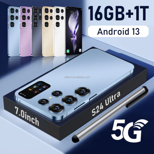 Best selling 5G smartphone S24 Ultra unlocked android 13 telephone cell smartphones 7.3 inch 16G1TB - Image 5