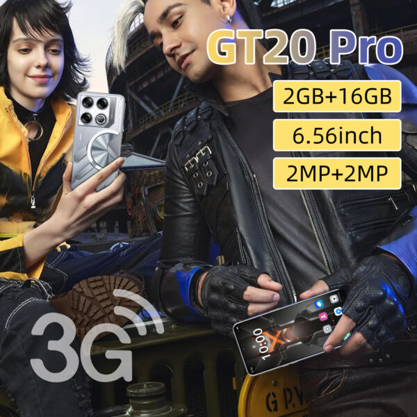 5g Smartphone Mobile GT20 Pro 2GB+16GB 6.8-inch full screen display Face Unlock - Image 2