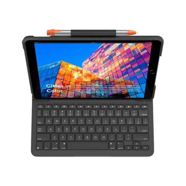 Logitech Slim Folio keyboard Case For Ipad 9th Gen - Image 7