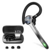 Single Ear Headphone Wireless Headset with Noise Cancelling Mic Charging Case PC for Trucker Office LED Technology OEM QCC3020